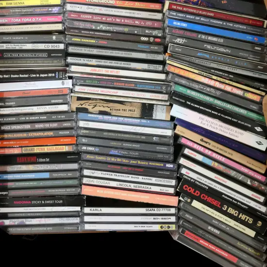 APPROX 80-90 CDS MIXED GENRE MAINLY ROCK